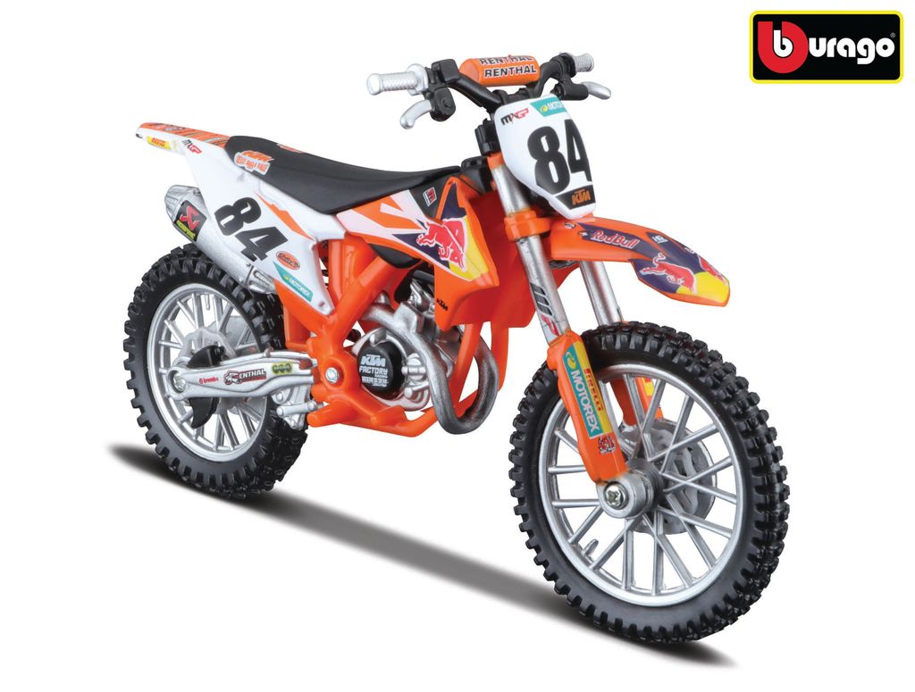 Model motocykla Red Bull KTM BBURAGO 1:18 Obrázok produktu 