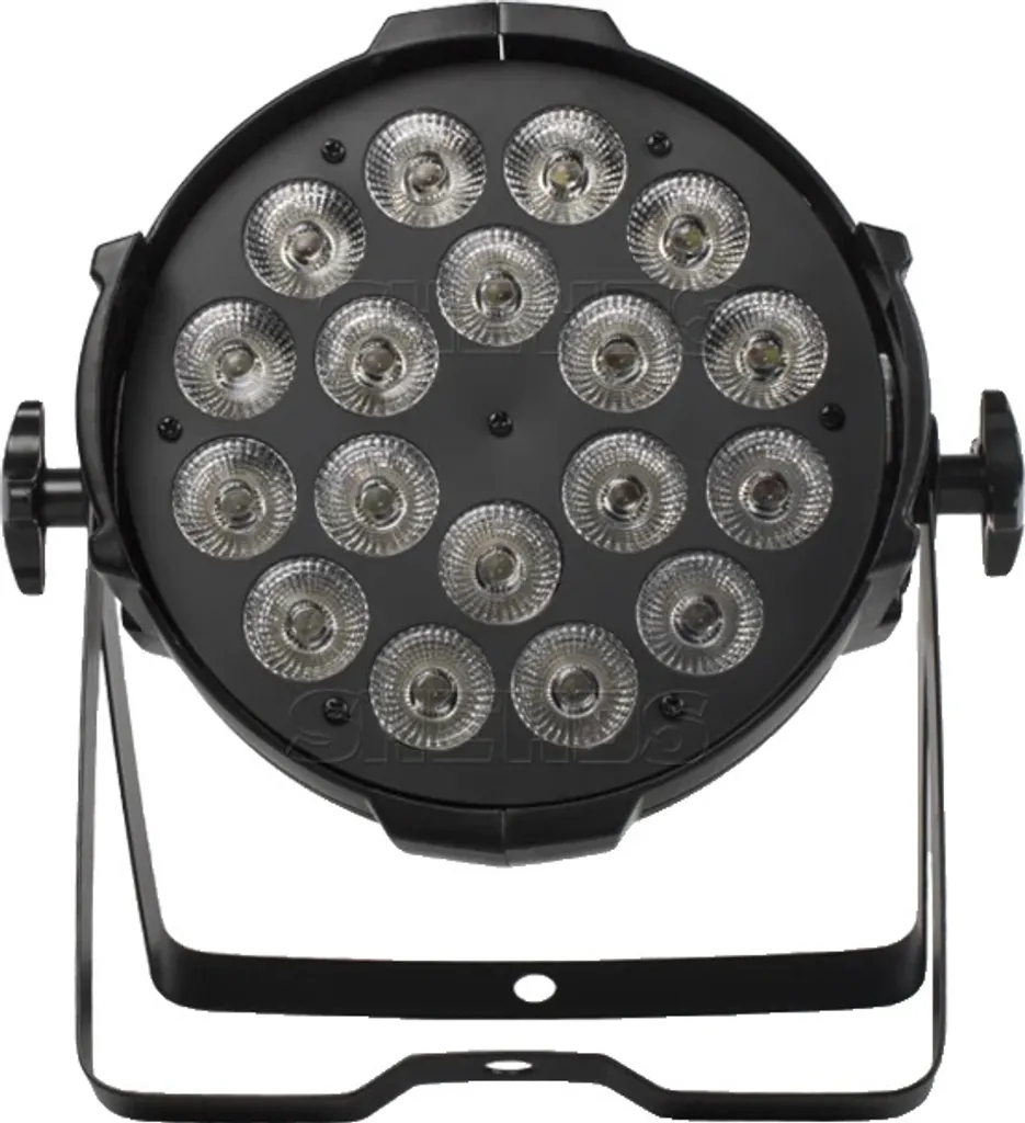 Projecteur de Scène avec Gradateur 0-100% et Boîtier Aluminium 18x12W