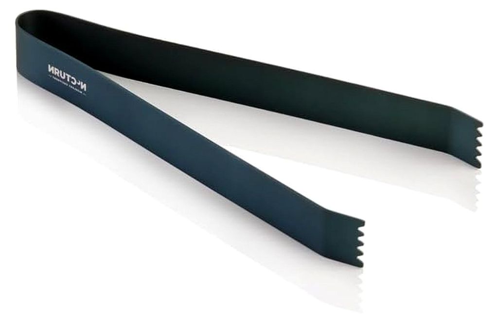 6x Eiszange Nocturn, 18 cm, blau matt - HLC, Chromnickelstahl 18/10