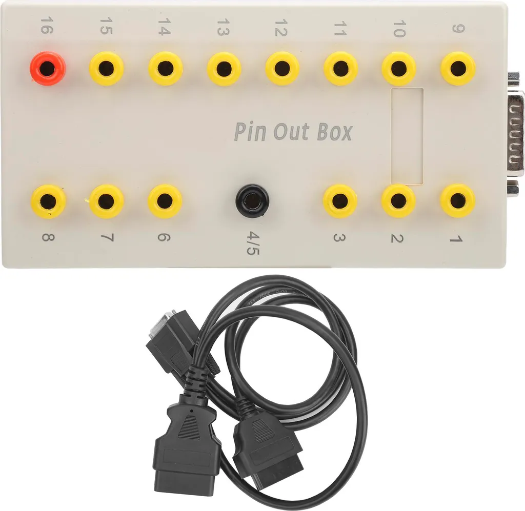 Boîtier de connexion OBD2 avec kit complet de câbles pour diagnostic auto - 2