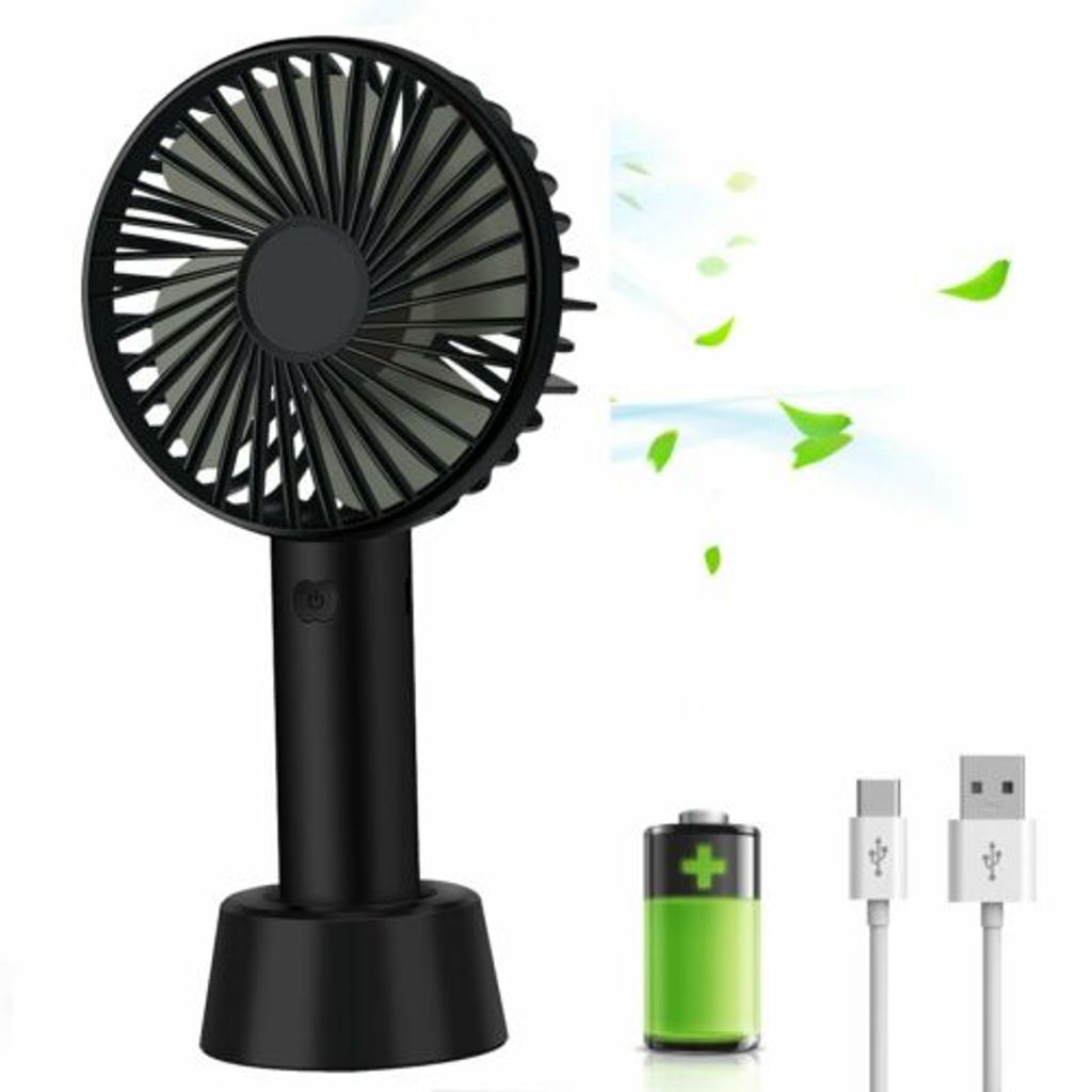 USB Mini Fan Ventilator Tragbar Lüfter Handheld Elektrischer Kühler Reisen DE 