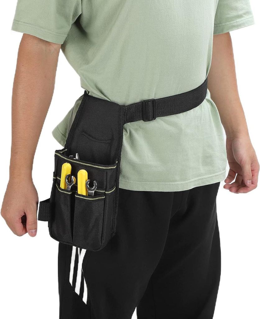 Taille Werkzeugtasche - Schwerlast Oxford-Gewebe - Haushaltslager Garten Gürtel Tasche - Hardware Lager Werkzeug Gürtel Tasche für Klempner und ...