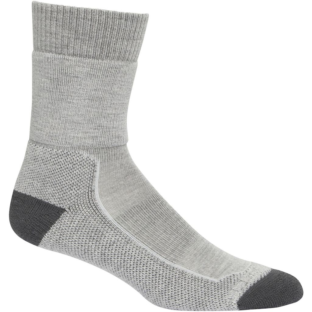 ICEBREAKER W Anatomica Hike Medium Crew Blizzard HTHR 41-43