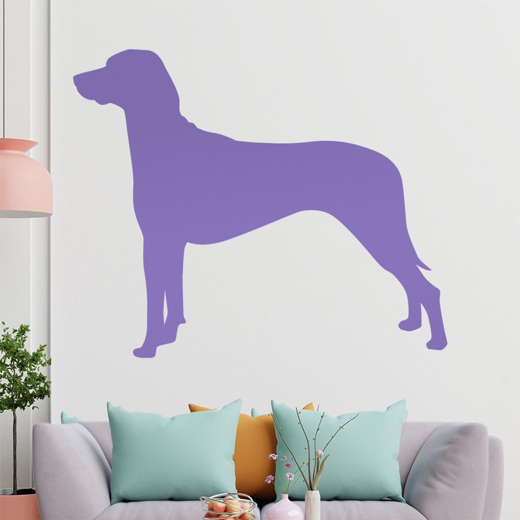 KIWISTAR Ridgeback Rhodesian Hund Wandtattoo in 6 Größen - Wandaufkleber Wall Sticker - Dekoration, Küche, Wohnzimmer, Schlafzimmer, Badezimmer