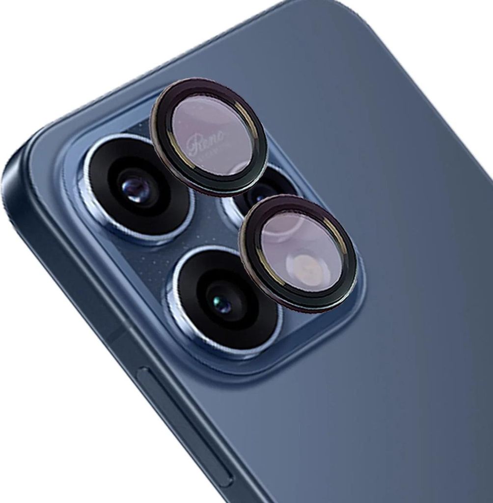 Glas für die Kamera für Oppo Reno 15, Bizon Glass Snap Lens, 1 Set, Schwarzer Rahmen