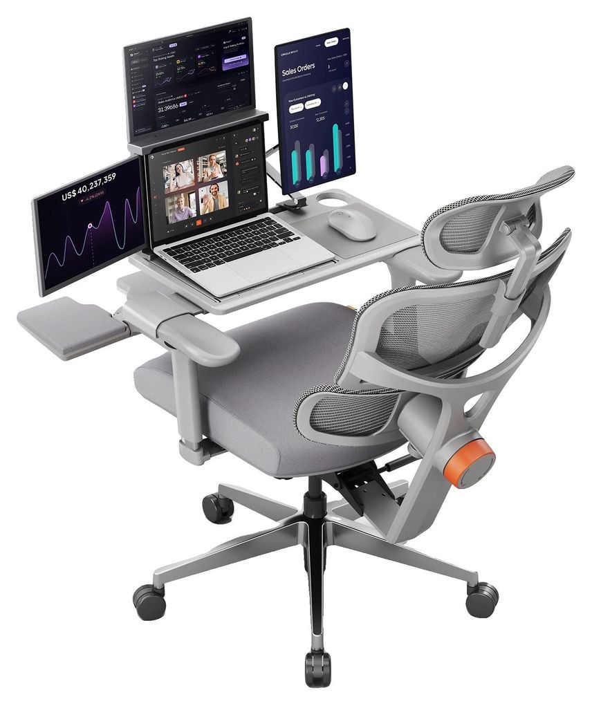 Ergonomiczne krzesło, regulowane podparcie lędźwiowe, Zdjęcie produktu 