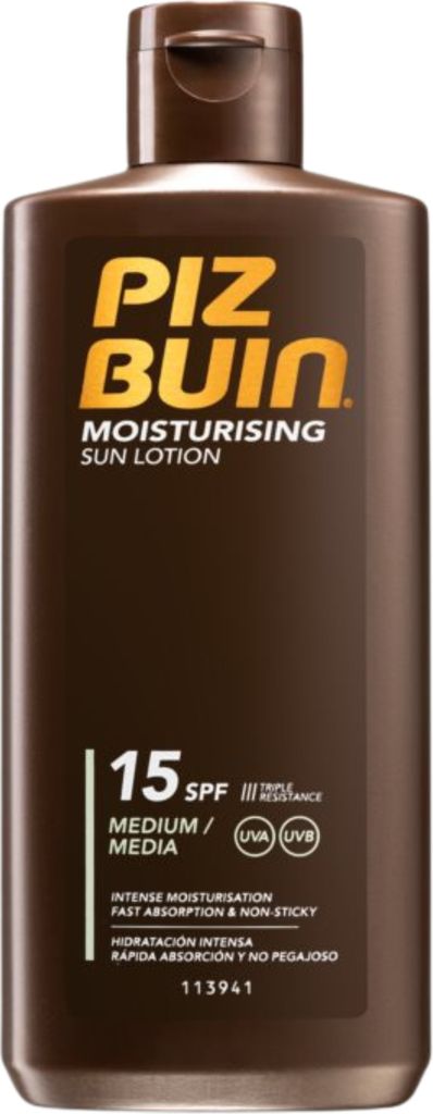 Piz Buin Moisturizing Lotion SPF 15 200 ml Zdjęcie produktu 