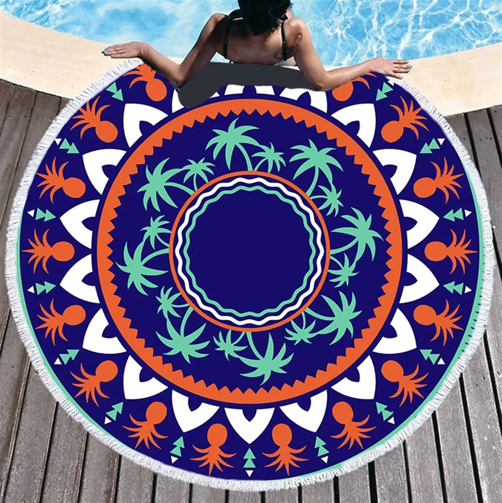 Tappetino Yoga e Telo Mare Mandala 150cm | Benessere e Comfort Sauna