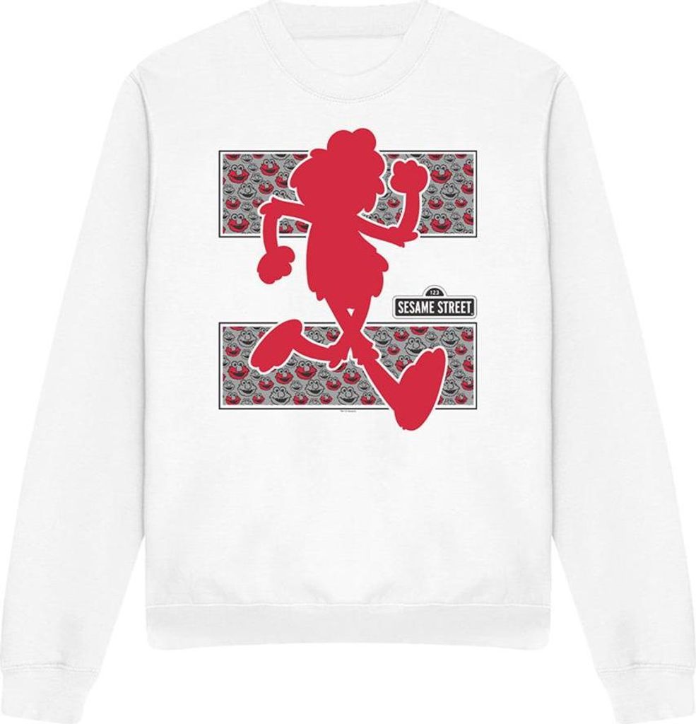 Sesame Street - Sweatshirt für Herren/Damen Uni TV20114 (M) (Weiß)