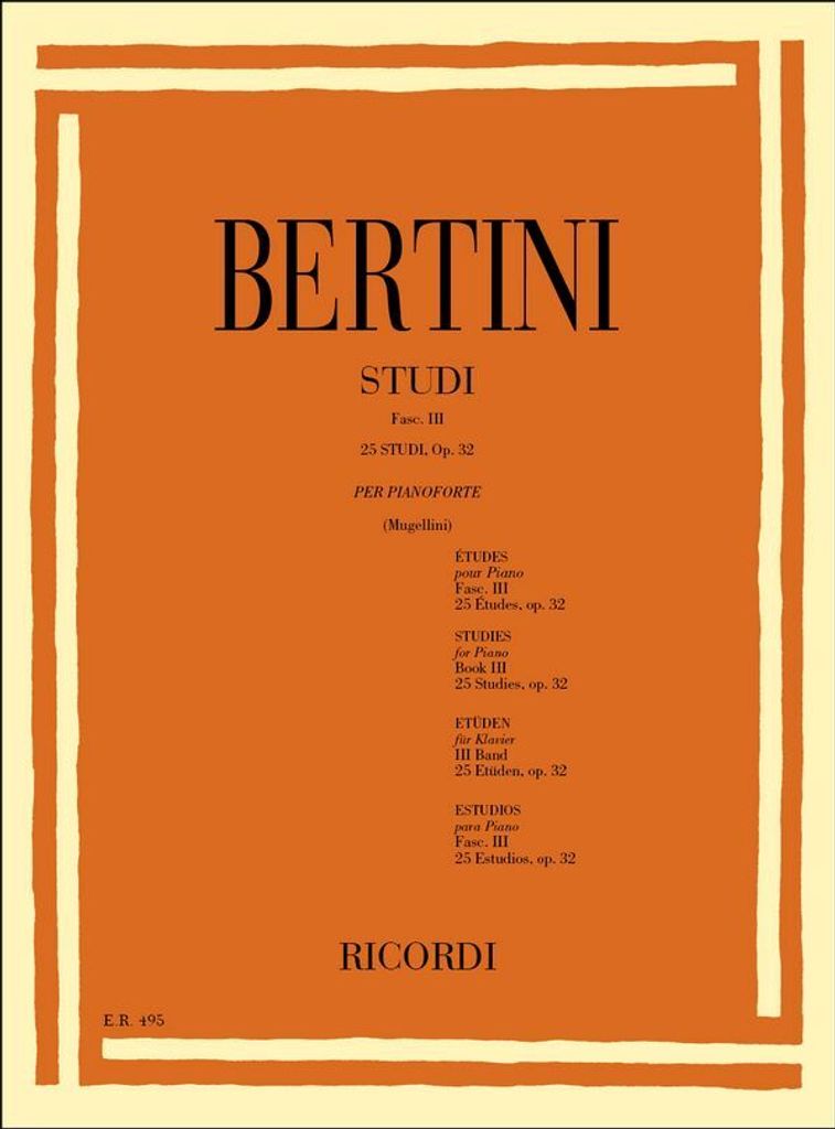 Studi vol.3 - 25 studie op.32per pianoforte