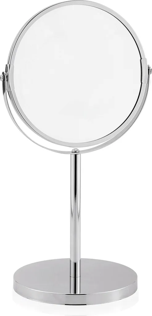 Specchio Trucco Professionale 1x/3x - Ø 17 cm Design Moderno Cromo