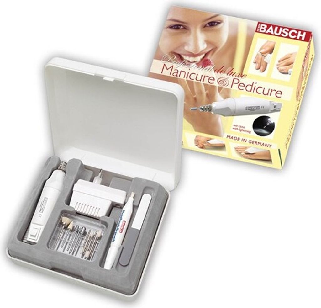 Peter Bausch Maniküre Pediküre Set 0375 mit rundum Licht