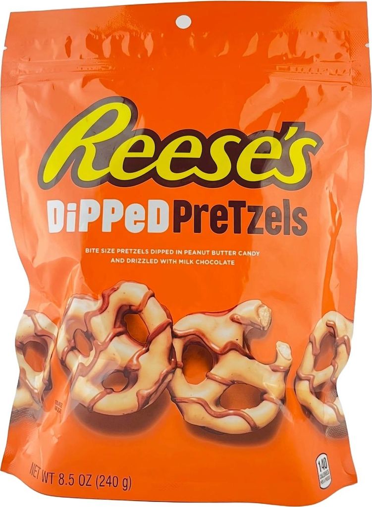 Reese's Erdnussbutterbrezel mit Schokolade überzogen 240g Produktbild 