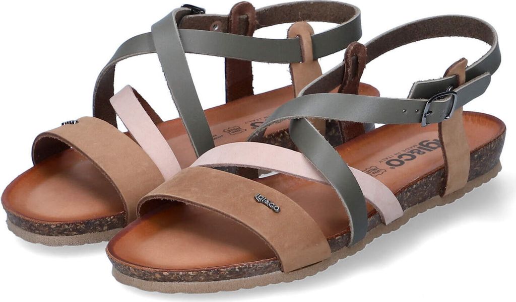 Igi&Co Damen Sandalen Grün Leder Größe: 38