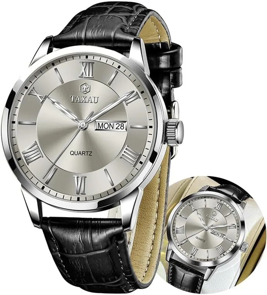 Orologio Uomo Gentleman Business - Lusso Numeri Romani e Data
