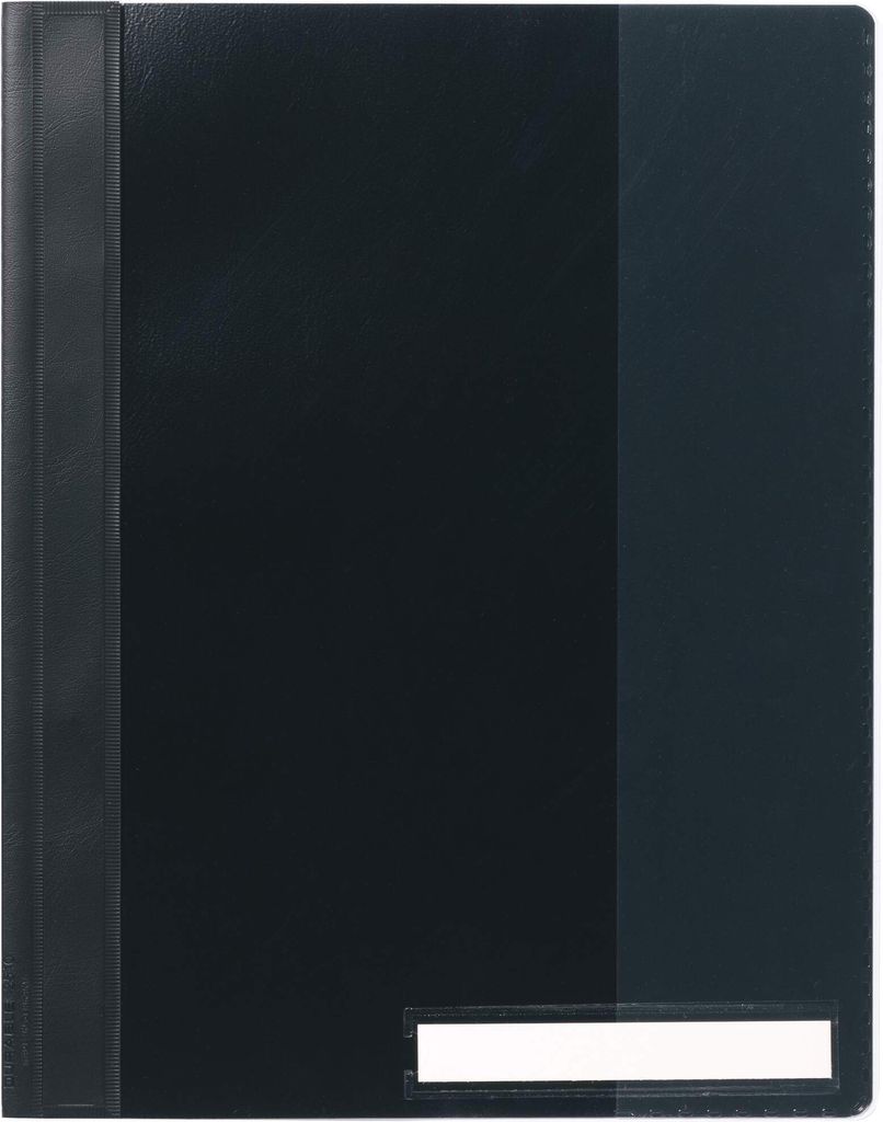 DURABLE Sichthefter A4+ Beschriftungsfenster 115x16 mm, schwarz