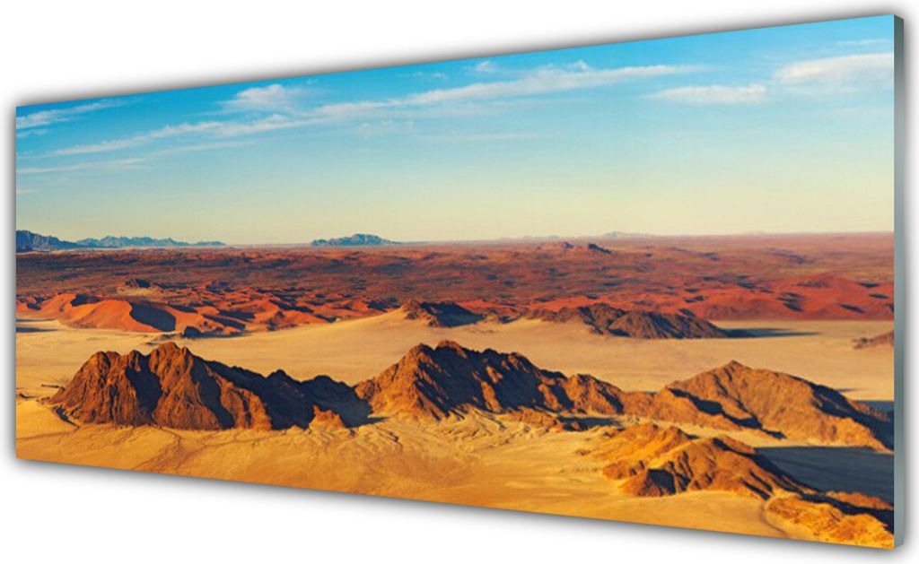 Küchenrückwand aus Glas 125x50cm Spritzschutz Wüste Landschaft