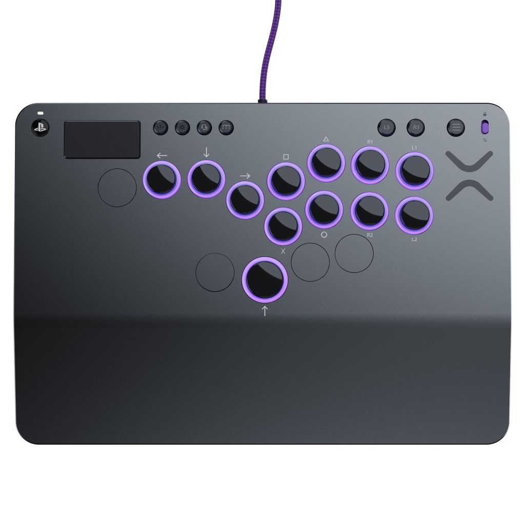 Victrix Pro KO PlayStation Leverless Fight Stick für PS4, PS5, PC, Hot Swappable Cherry MX Speed Silver Switches, Ergonomisch und Robust