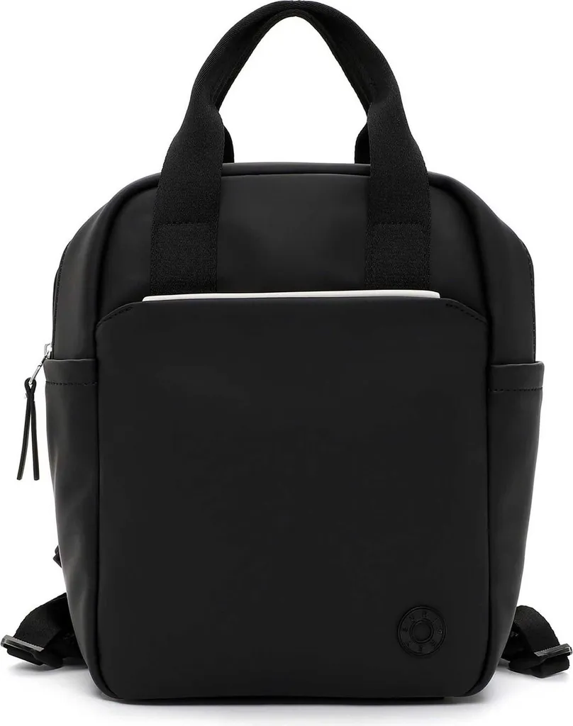 SURI FREY Besty sac à dos noir avec compartiment PC et design moderne