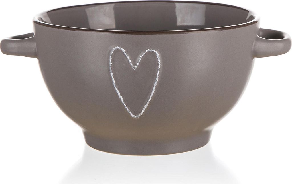 Bol à soupe en céramique 660ml avec poignées KRAJÁČ marron Image du produit 