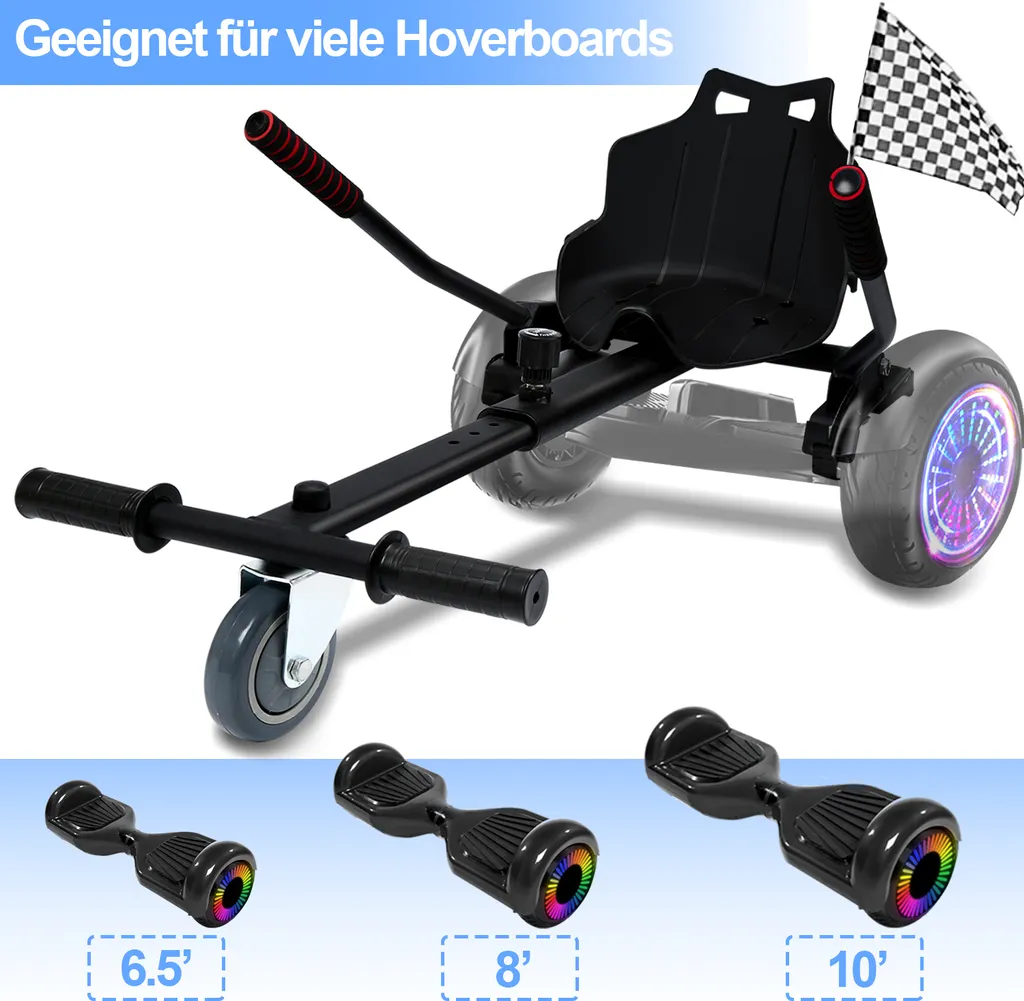Hoverkart Universel Réglable pour Scooter Électrique - Kit Siège VINGO - 3
