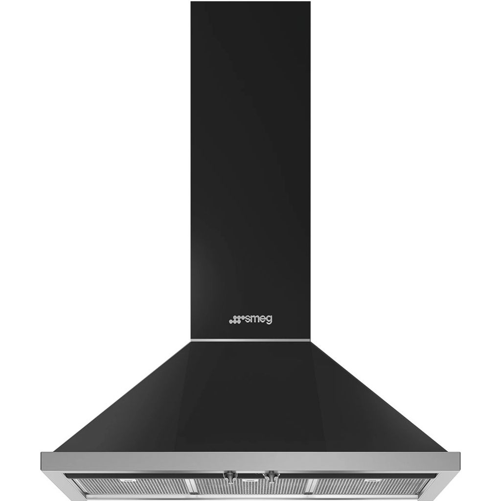 Smeg Dunstabzugshaube Portofino KPF9AN Wandhaube 90 cm Anthrazit