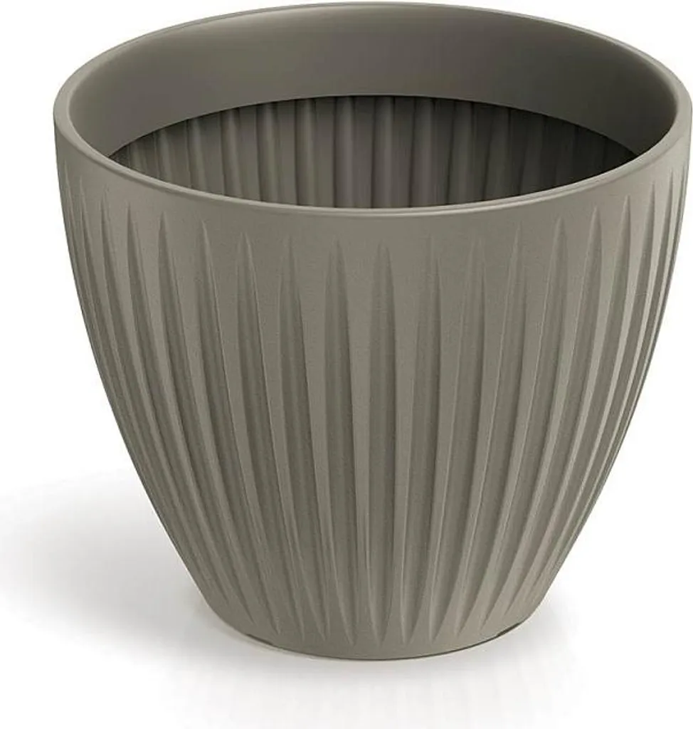 Blumentopf LATIA RUND 30 cm mocca : grand pot de fleurs design