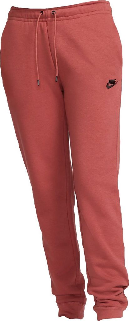 Nike Essential Jogginghose für Damen mit weicher Fleeceinnenseite, Farbe:Rot, Größe:XL