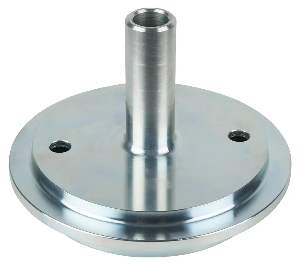 Plaque de guidage 130 mm robuste avec filetage central pour atelier