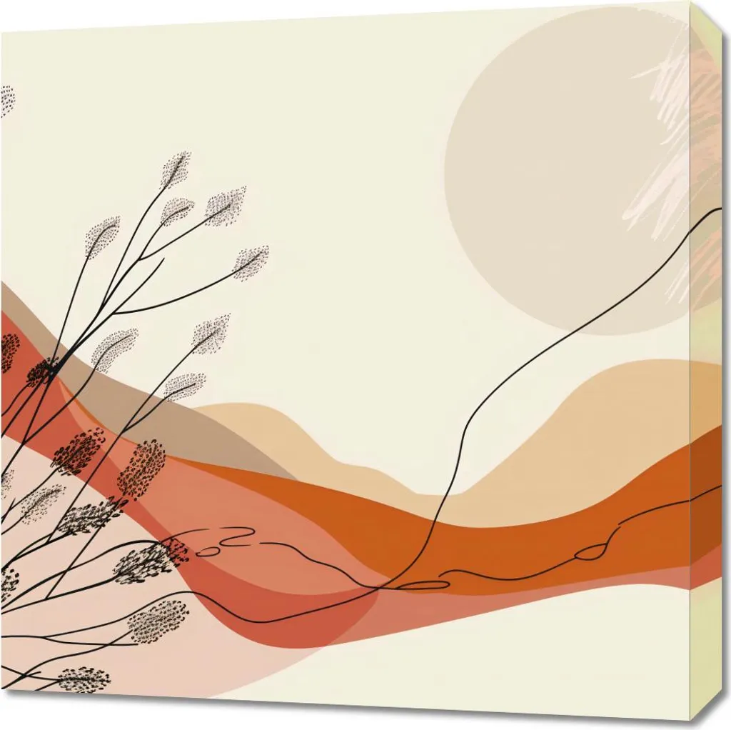 Offerta Quadro Tramonto 60x60 cm - Stampa su Tela Canvas Alta Qualità