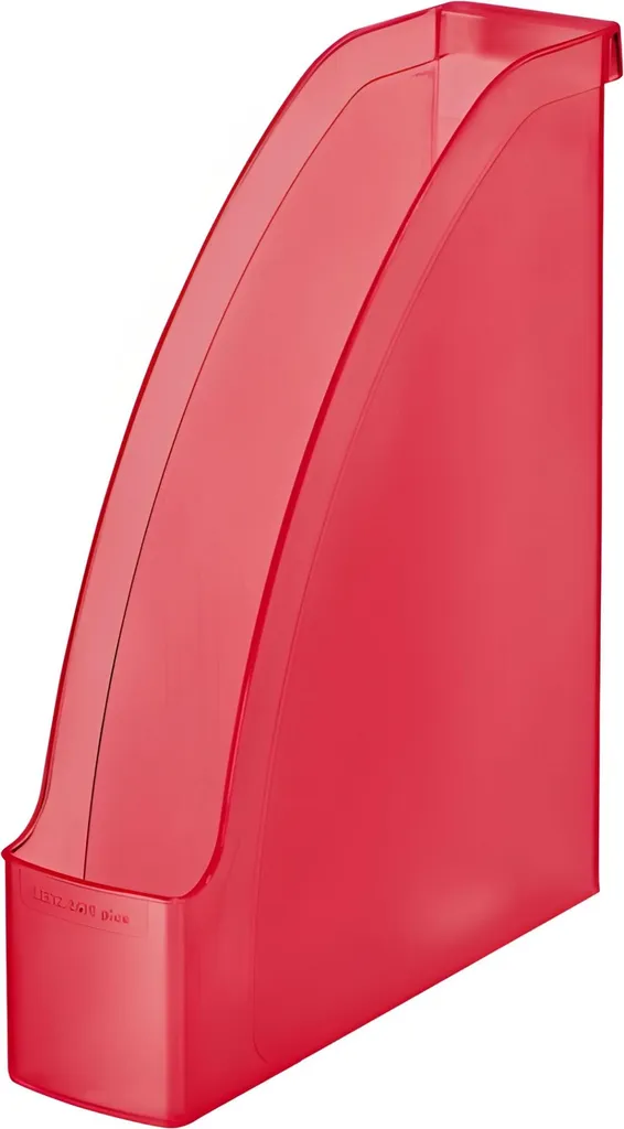 Leitz 2476-00-26 Portariviste Plus A4 Rosso Gelo | Organizer Ufficio Robusto
