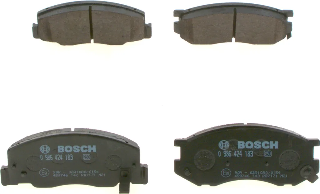Plaquettes de frein longue durée Bosch 0986424183 à haute friction