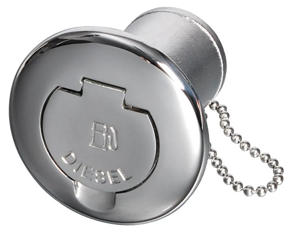 Nable de remplissage diesel en inox marin de 50 mm pour pont