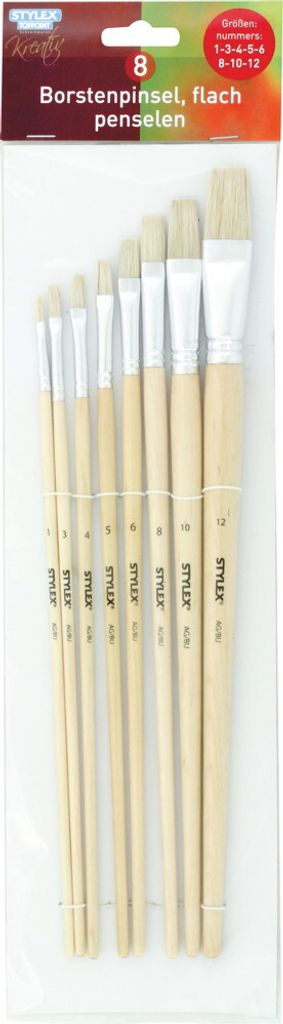 Stylex 28682, Bürstenset, Flachpinsel Produktbild 