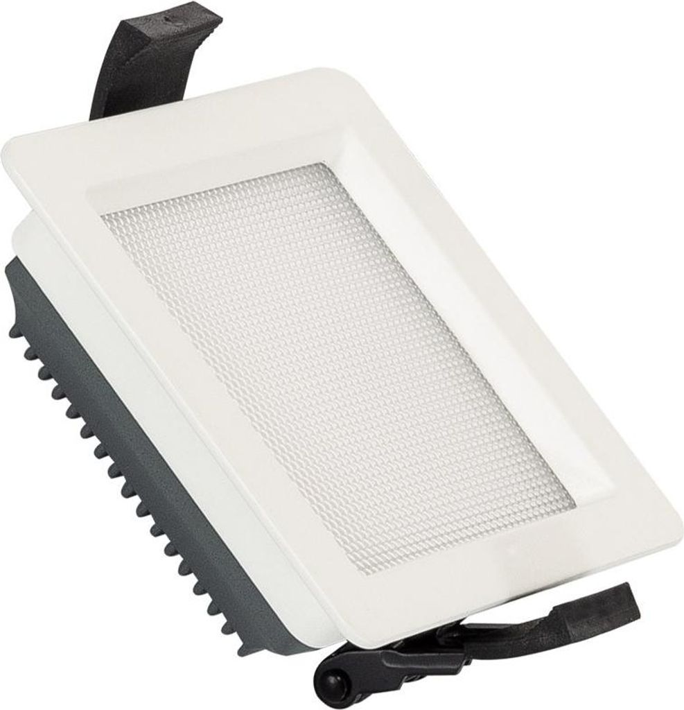 LED Downlight Einbaustrahler 10W Eckig Aero 130lm/W Mikroprismatisch Ausschnitt 85x85 mm 4000K Neutralweiß