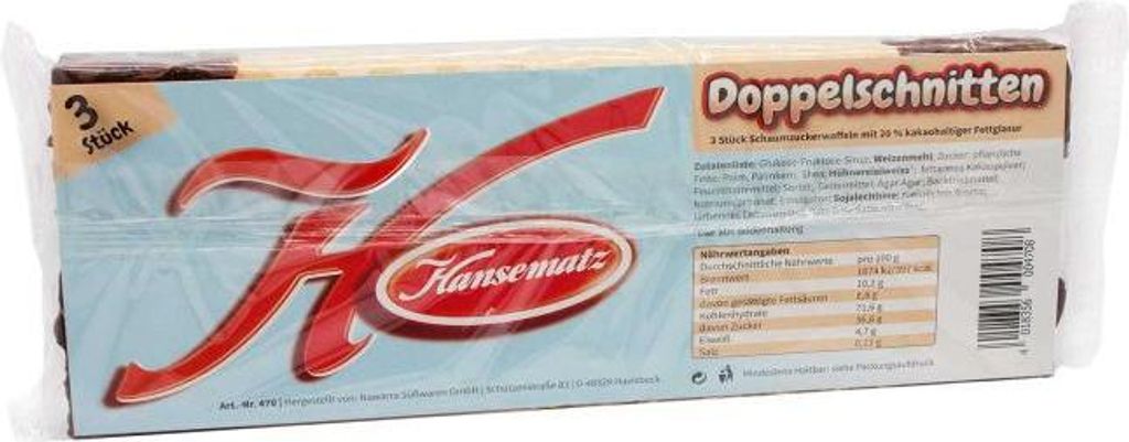 Hansematz Doppelschnitten 3er