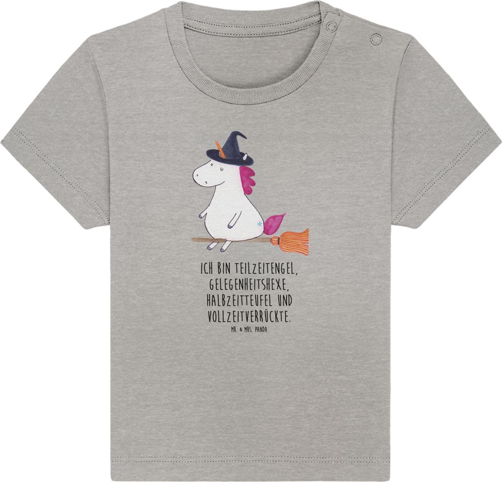 Mr. & Mrs. Panda  T-Shirt Einhorn Hexe 0. - 6. Monat - Produktbild 