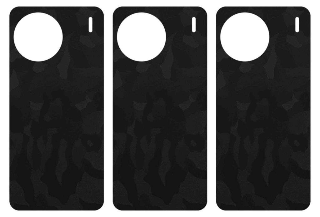 apgo Rückseite Schutzfolie, Skin, kompatibel mit Vivo X90s, Hinten Displayschutzfolie aus Vinylfolie, kratzfest, einfache Montage - Schwarzes Tarn...