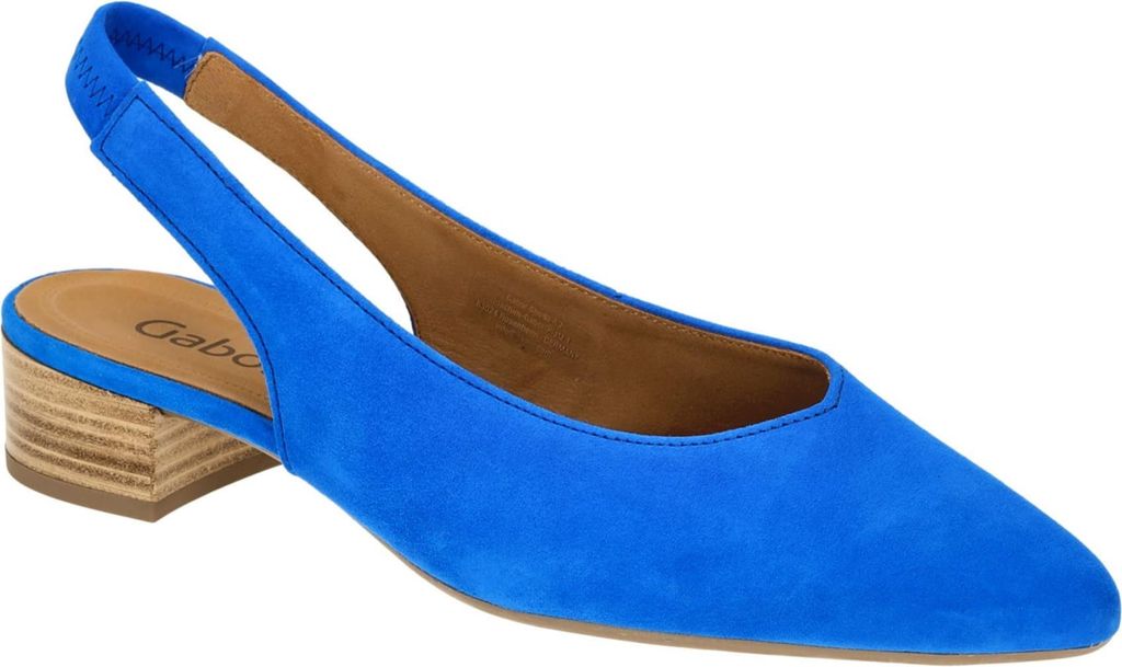 Gabor Flache Pumps Damen 32303432303739 Blau 35 1/2 EU
