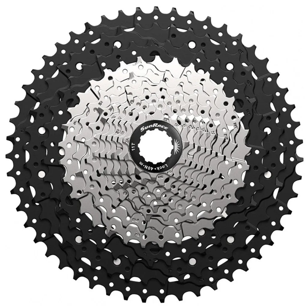 Cassette SunRace 12 Vitesses 11-51T CSMZ603 Denture Acier et Aluminium