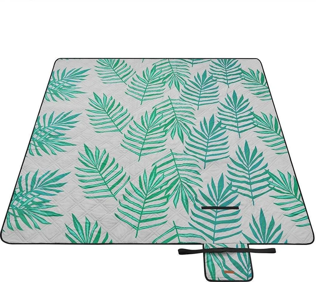 Tapis de Pique-Nique Imperméable : Fini l'humidité avec ce Grand Modèle Gris