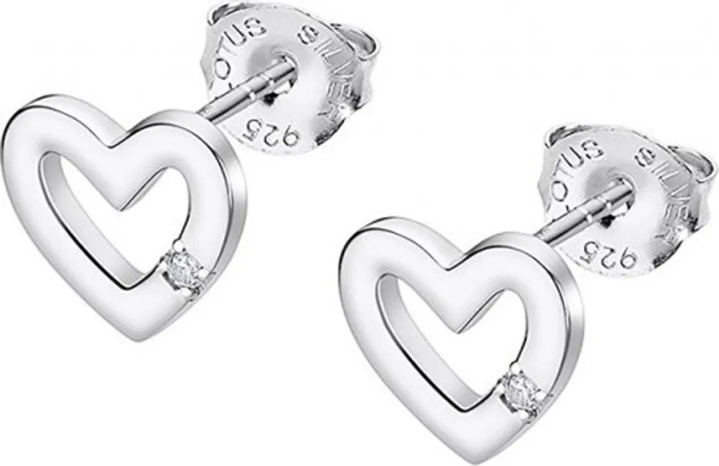 Orecchini Cuore Lotus Silver LP3217-4/1 in Argento 925 per Donna