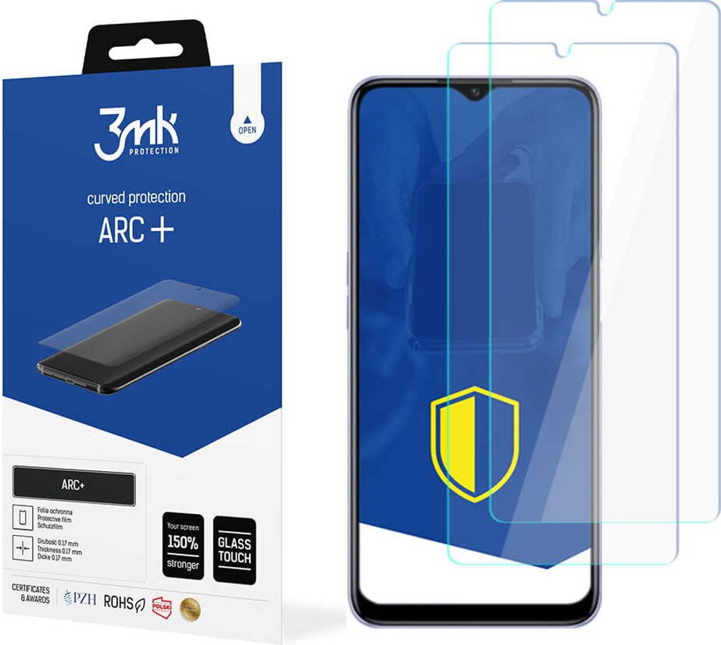 3mk Display Schutzfolie ARC+ für Oppo A56 5G 0,17mm Self-Heal (2 Stück)