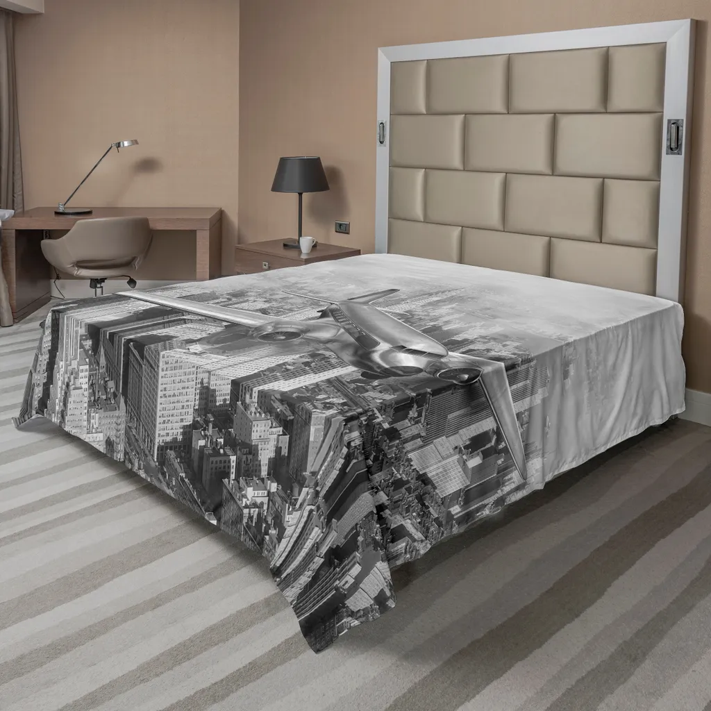 Drap de Lit Douceur Durable : Finissez-en avec le Linge Terne Motif NYC