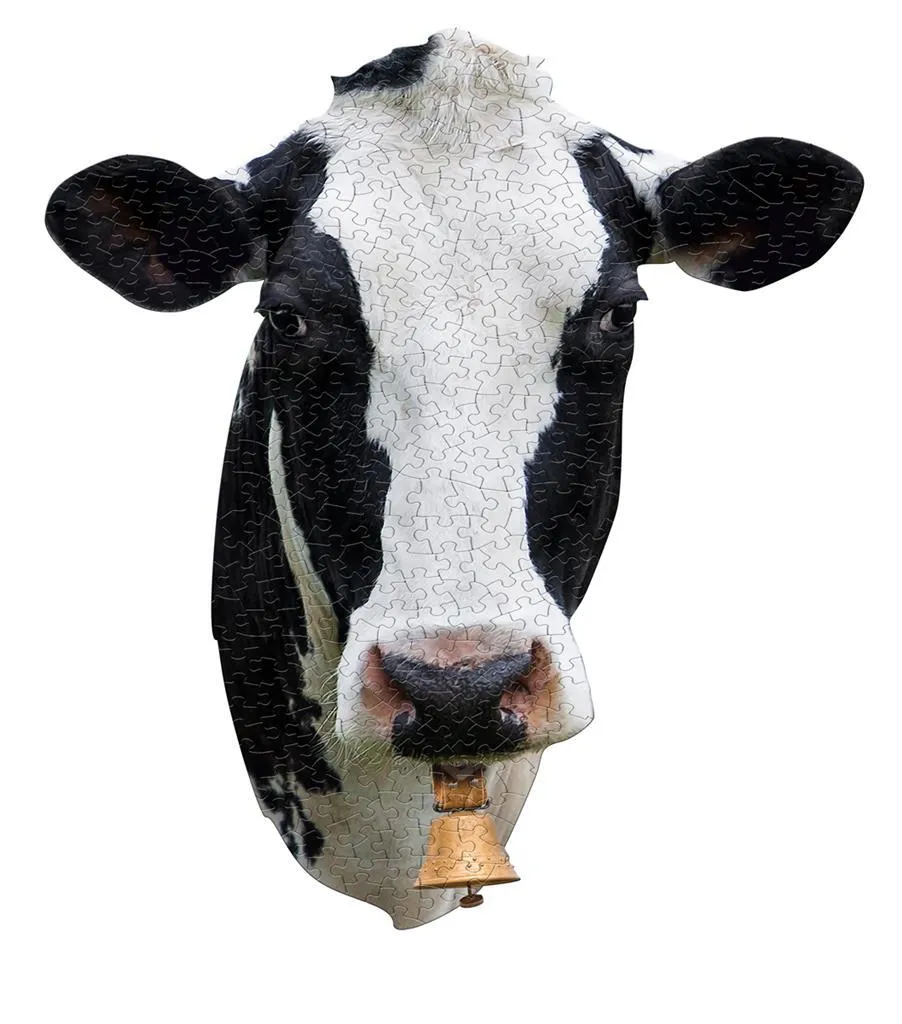 Mini puzzle 100 pièces Vache Mad Capp en carton rigide haute qualité - 2