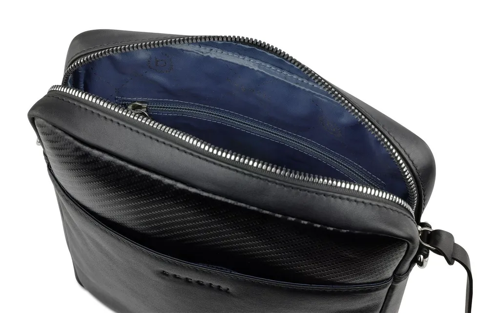 Bugatti Comet sac à épaule compact en toile noire résistante