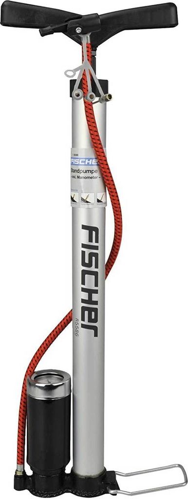 Fischer Fußpumpe mit Manometer Produktbild 