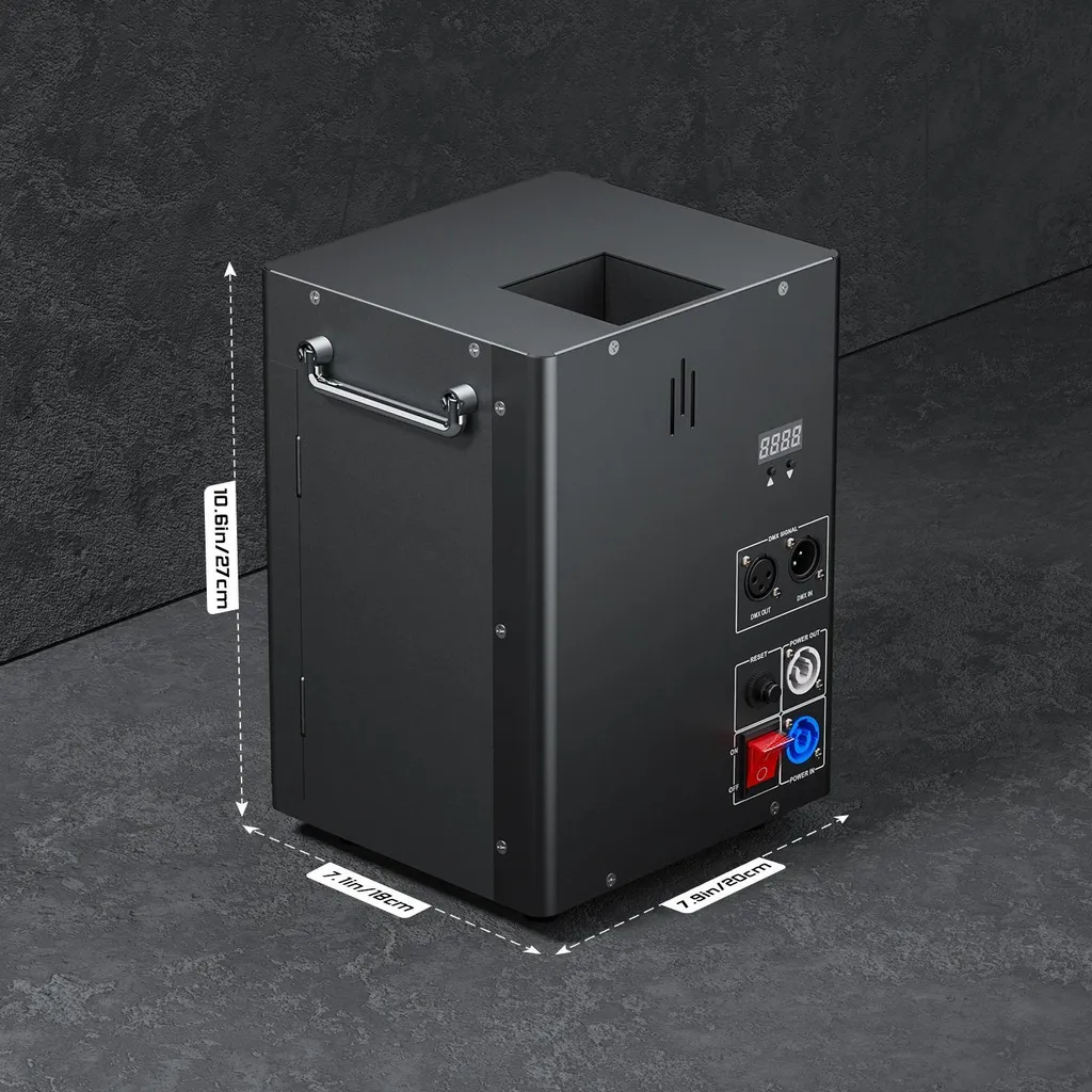 Projecteur de flamme 180W DMX512 autonome coloris gris pour événementiel