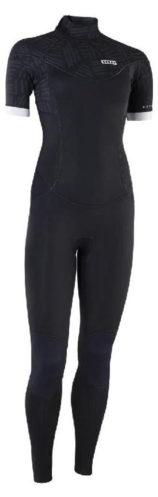 ION Neopren Element 3/2 SS Rückenreißverschluss Damen SCHWARZ Größe Neopren und Gurtzeug 36/S