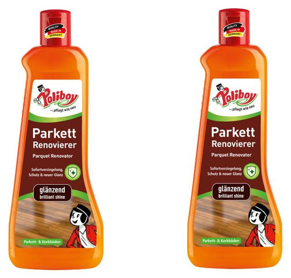 Poliboy Parkett Renovierer Glänzend 2er Set - 1L, Inhalt Produktbild 